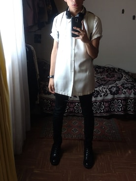 「MAGNANNI（マグナーニ）のアイテム」を使った、Jose Villarrealさん（メンズ・175cm）の夏コーディネート