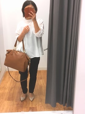 「COACH」｜「アイテム（その他）」を使った、87picoさん（レディース・153cm）の秋コーディネート
