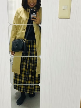「アニヤハインドマーチ」｜87picoさん（レディース・153cm）の秋コーディネート