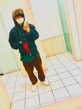 「トイレから失礼しやす」｜「アイテム（ジャケット/アウター）」を使った、s h o t a さん（メンズ・178cm）の春コーディネート