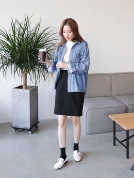 「TRIP」｜「アイテム（ジャケット/アウター）」を使った、ANWAIIさん（レディース・165cm）の春コーディネート