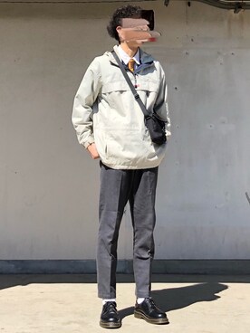 フォーマルスーツ 小物を使った アノラックパーカー のメンズ人気ファッションコーディネート Wear