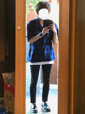 「アイテム（バングル/リストバンド）」を使った、かずやんさん（メンズ・178cm・20代）の夏コーディネート