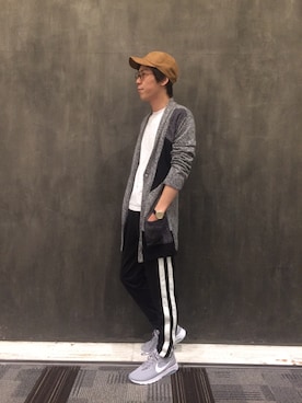 「ロングカーディガン」｜太田さん（メンズ・172cm・20代）の秋コーディネート