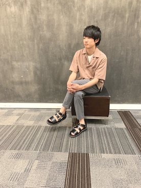 「ユニオンステーション」｜太田さん（メンズ・172cm）の春コーディネート