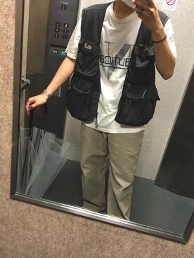 「Jack Wolfskin（ジャックウルフスキン）のアイテム」を使った、kazunacho101さん（メンズ・174cm）の秋コーディネート