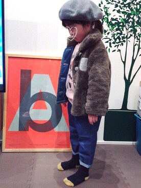 RINKAさん（キッズ・100cm）の冬コーディネート