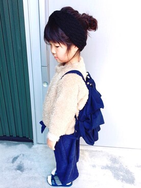 RINKAさん（キッズ・100cm）の冬コーディネート