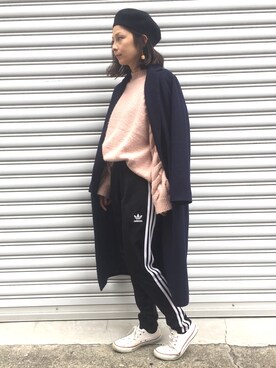 「CITRINE Chakra（シトリンチャクラ）のアイテム（ジャケット/アウター）」を使った、mikiviciousさん（レディース・162cm）の冬コーディネート