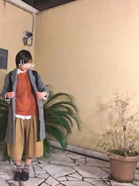 「GRAVIS（グラヴィス）のアイテム（バッグ）」を使った、   茜 *・゜ さん（レディース・159cm）の秋コーディネート