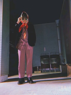 黒ネイルさんのコーディネート