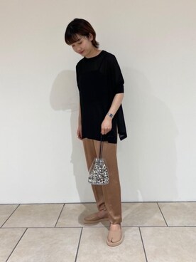 川島 皐絵さん(レディース・165cm)の夏コーディネート