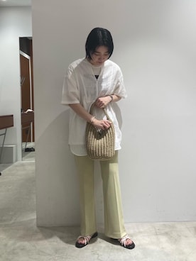 川島 皐絵さん(レディース・165cm)の夏コーディネート