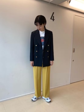 川島 皐絵さん(レディース・165cm)の秋コーディネート