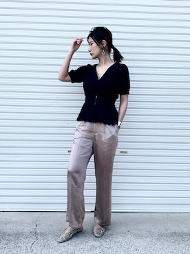 くろみみさん（レディース・162cm）の春コーディネート