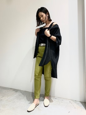 「アイテム（ブルゾン）」を使った、くろみみさん（レディース・162cm・30代）の夏コーディネート