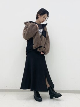「アイテム（ブルゾン）」を使った、くろみみさん（レディース・162cm・30代）の秋コーディネート