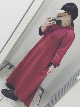 「ADIEU TRISTESSE」｜「アイテム（ワンピース/ドレス）」を使った、〇すん〇さん（レディース・152cm）の秋コーディネート