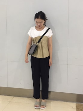 「アイテム（ピアス（両耳用））」を使った、栗子味的年糕さん（レディース・163cm・20代）の夏コーディネート