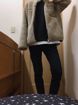 「初心者コーデ」｜「アイテム（ジャケット/アウター）」を使った、reijiさん（メンズ・175cm）の冬コーディネート