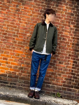 「SHIPS（シップス）のアイテム（ブーツ）」を使った、ROIさん（メンズ・171cm）の秋コーディネート