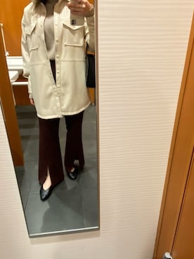 「PUBLIC TOKYO（パブリックトウキョウ）のアイテム（ブルゾン）」を使った、nananaさん（レディース・156cm）の春コーディネート