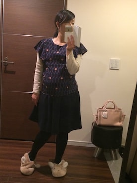 「KENZO」｜「アイテム（その他トップス）」を使った、yuiさん（レディース・153cm）の冬コーディネート
