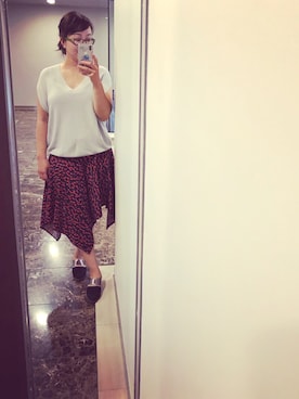 「mamafashion」｜「アイテム（サンダル）」を使った、yuiさん（レディース・153cm）の夏コーディネート
