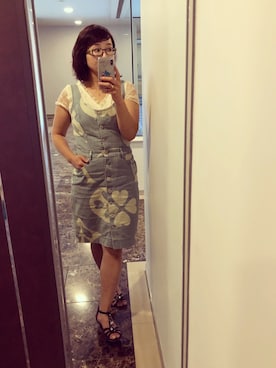 「mamafashion」｜「アイテム（ワンピース/ドレス）」を使った、yuiさん（レディース・153cm）の夏コーディネート