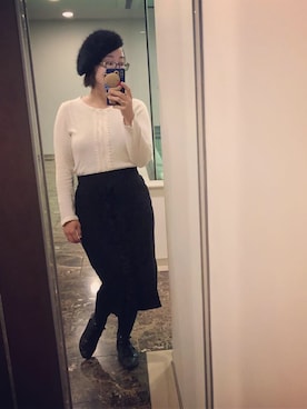 「mamafashion」｜「アイテム（帽子）」を使った、yuiさん（レディース・153cm）の秋コーディネート