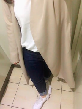 「topic luxe（トピックラックス）のアイテム」を使った、さーたんさん（レディース・152cm）の春コーディネート