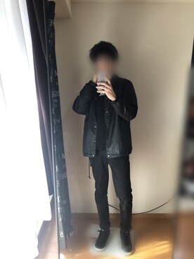 「CONVERSE（コンバース）のアイテム（ブルゾン）」を使った、あらーさん（メンズ・172cm）の冬コーディネート