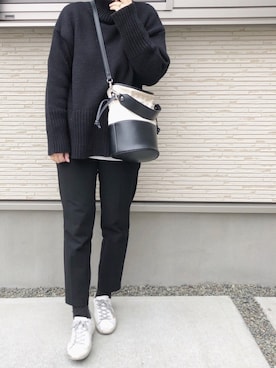 KANAさん（レディース・158cm）の冬コーディネート