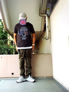 「ARIGATO（アリガトウ）のアイテム」を使った、tak@さん（メンズ・170cm）の夏コーディネート