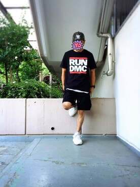 「adidas Originals（アディダスオリジナルス）のアイテム（キャップ）」を使った、tak@さん（メンズ・170cm）の夏コーディネート