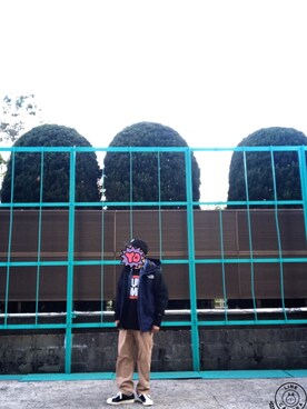 「ノースフェイス」｜tak@さん（メンズ・170cm）の春コーディネート