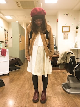 「Shoe BAR（シューバー）のアイテム」を使った、は む こさん（レディース・150cm）の冬コーディネート