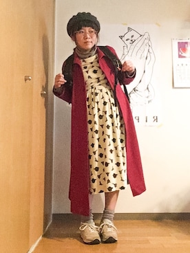 は む こさん（レディース・150cm）の冬コーディネート