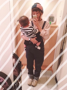 「CHEER（チアー）のアイテム」を使った、は む こさん（レディース・150cm）の秋コーディネート