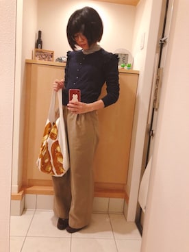 「OLIKA（オリカ）のアイテム」を使った、は む こさん（レディース・150cm）の秋コーディネート