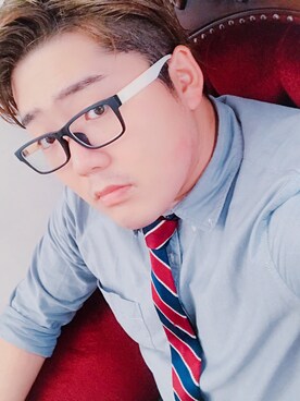 「GLOBAL WORK（グローバルワーク）のアイテム（フォーマルスーツ/小物）」を使った、和田侑弥さん（メンズ・180cm）の秋コーディネート