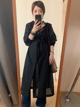 「Needles（ニードルス）のアイテム（バッグ）」を使った、kawacさん（レディース・145cm）の春コーディネート