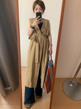 「charrita（チャリータ）のアイテム」を使った、kawacさん（レディース・145cm）の夏コーディネート