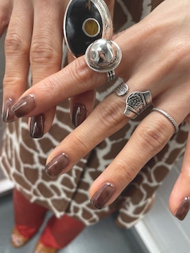 「ネイル」｜「アイテム（サンダル）」を使った、kawacさん（レディース・145cm）の春コーディネート