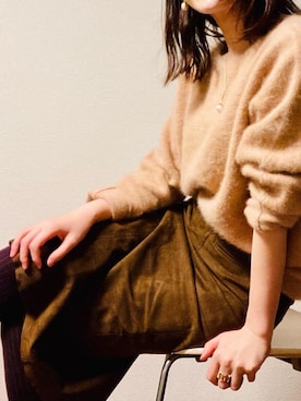 「FARIS（ファリス）のアイテム」を使った、fujicooさん（レディース・162cm）の冬コーディネート