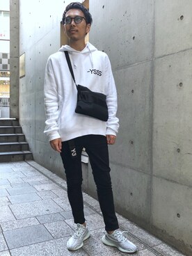 「BLUEY（ブルーイ）のアイテム」を使った、ムックンさん（メンズ・167cm）の秋コーディネート