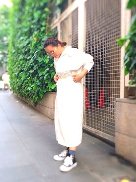 「freada」｜「アイテム（ワンピース/ドレス）」を使った、akengさん（レディース・155cm）の春コーディネート