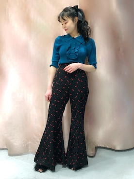 「LILICIOUS（リリシャス）のアイテム」を使った、ゆずさん（レディース・155cm）の春コーディネート