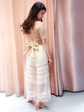 「lilLilly（リルリリー）のアイテム」を使った、ゆずさん（レディース・155cm）の夏コーディネート