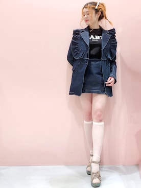 「アイテム（テーラードジャケット）」を使った、ゆずさん（レディース・155cm）の冬コーディネート